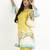  yellow digtal print straight muslin co-ord set