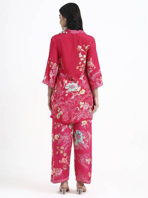  pink muslin co-ord set 3