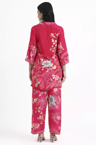  pink muslin co-ord set