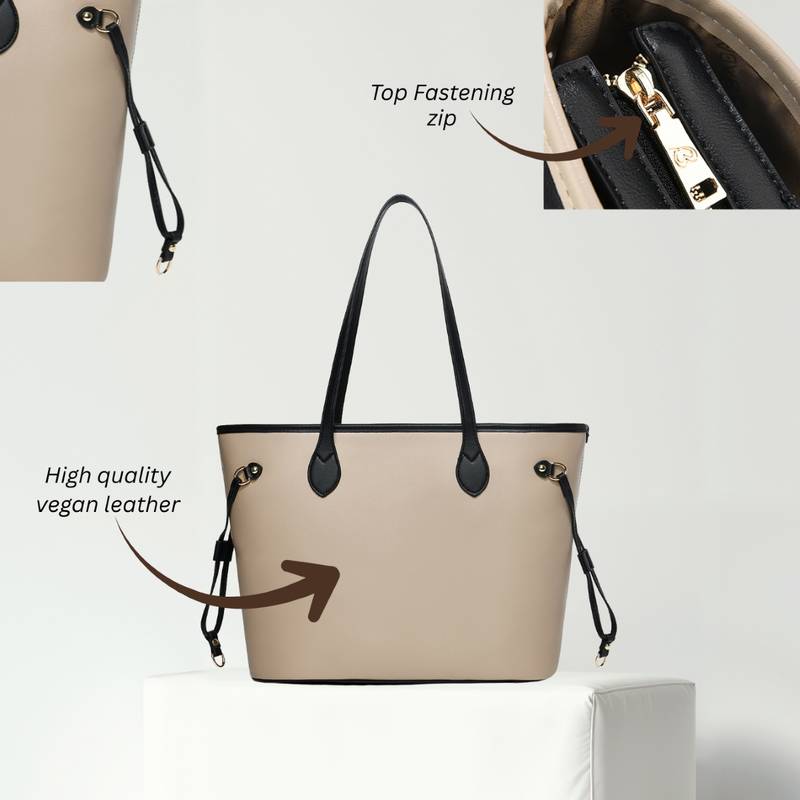 Handbag, detachable sling strap