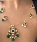 Invisible chain necklace set - niranjani