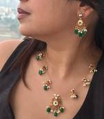 Invisible chain necklace set - chandrika
