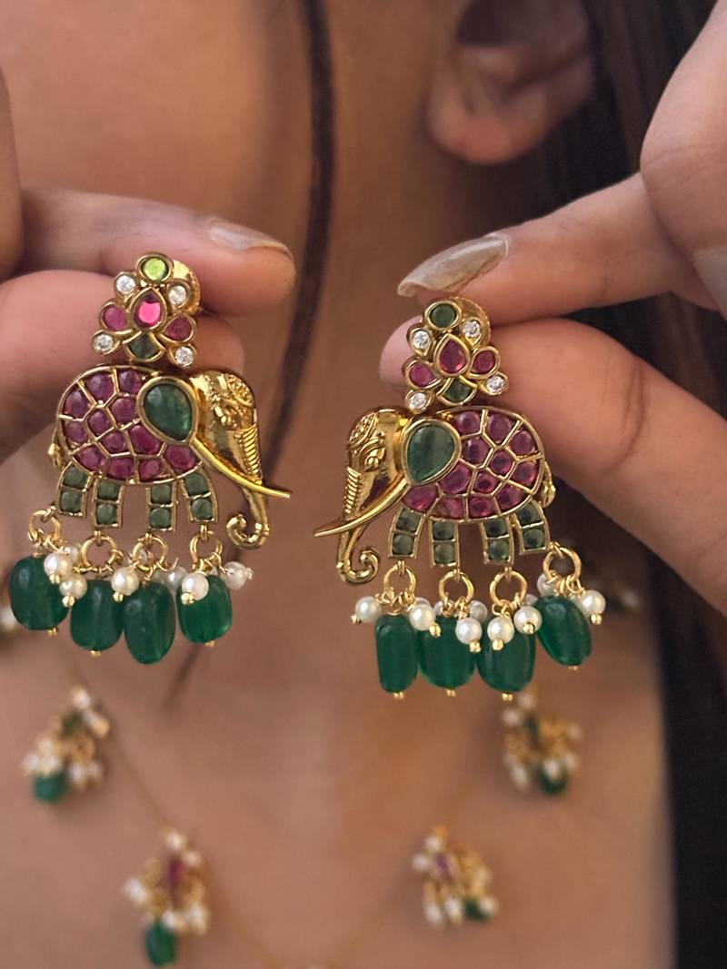 Invisible chain necklace set - gajanan