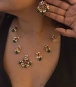 Invisible chain necklace set - madhubala