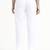  white mid-rise ankle-length regular fit poplin pants