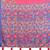 women's pink dola silk blend digital print saree with unstitched blouse piece