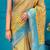 yellow soft art silk banarasi saree with blouse 