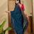 Women's teal  chiffon embroidered saree with unstitched blouse piece