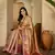 women's gold silk blend blend zari saree with unstitched blouse piece