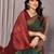 green soft art silk banarasi saree with blouse 