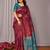 wine soft art silk banarasi saree with blouse 
