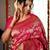pink soft art silk banarasi saree with blouse 