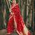 red soft art silk banarasi saree with blouse 