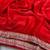Red Color Sequins And Jari & Multi Thread Embroidery Work Satin Silk Blend Saree