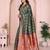 green soft art silk banarasi saree with blouse 