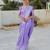 lavender soft art silk banarasi saree with blouse 