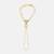 Gold plated kundan green stones haath phool