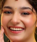 Gold plated kundan red stones maang tikka