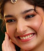 Gold plated kundan blue stones maang tikka