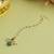 Gold plated kundan green stones maang tikka