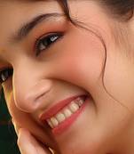 Gold plated kundan green stones earrings