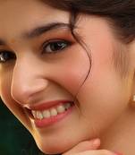 Gold plated kundan blue stones earrings