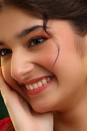 Gold plated kundan blue stones earrings