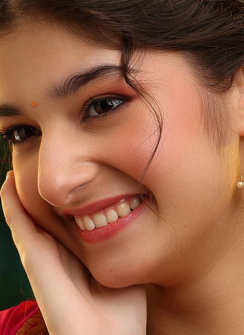 Gold plated kundan blue stones earrings