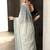 Off White Color Beads And Sequins And Multi Thread Work Faux Georgette Saree