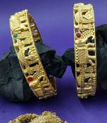 Royal filigree elephant heritage bangles