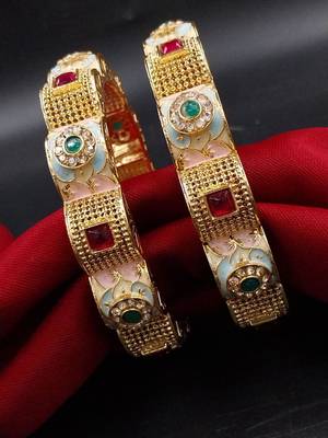 Pastel floral enamel statement kada 1