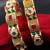 Garden-motif meenakari wedding bangles