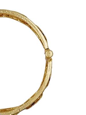 Pearl-encrusted floral vine bangles 4