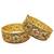 Ornate antique floral kada set