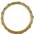 Ruby-set slim gold bangles