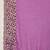 women's purple silk blend chiffon embroidered saree with unstitched blouse piece
