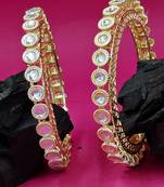 Classic circular crystal bangles