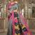 Multicolor premium printed saree with blouse