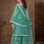 Sea green embroidered net sharara style