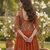 Rust Orange Embroidered Lehenga with Jacket