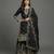 Black Color Pure Jimi SIlk Embroidery Work Wedding Wear Plazo Set