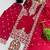 Red Color Pure Jimi SIlk Embroidery Work Wedding wear palazzo Set