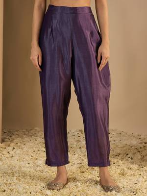Lavender women kurta pant dupatta set 4