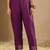 Purple women kurta pant set