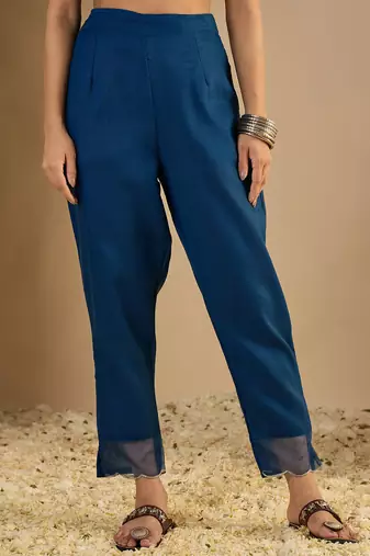 Navy-blue women kurta pant set