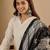White-black women kurta pant dupatta set