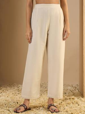 White-black women kurta pant dupatta set 4