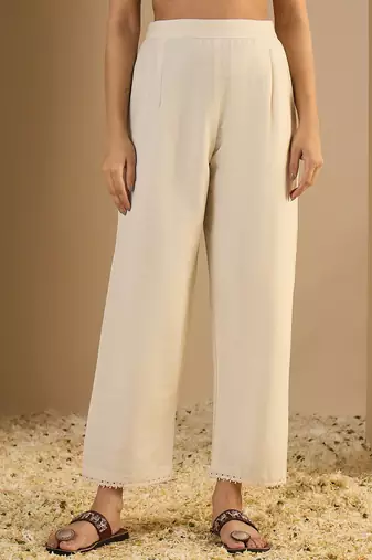White-black women kurta pant dupatta set