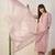 Pink women kurta pant dupatta set