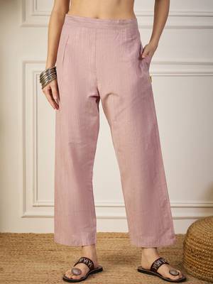 Pink women kurta pant dupatta set 4
